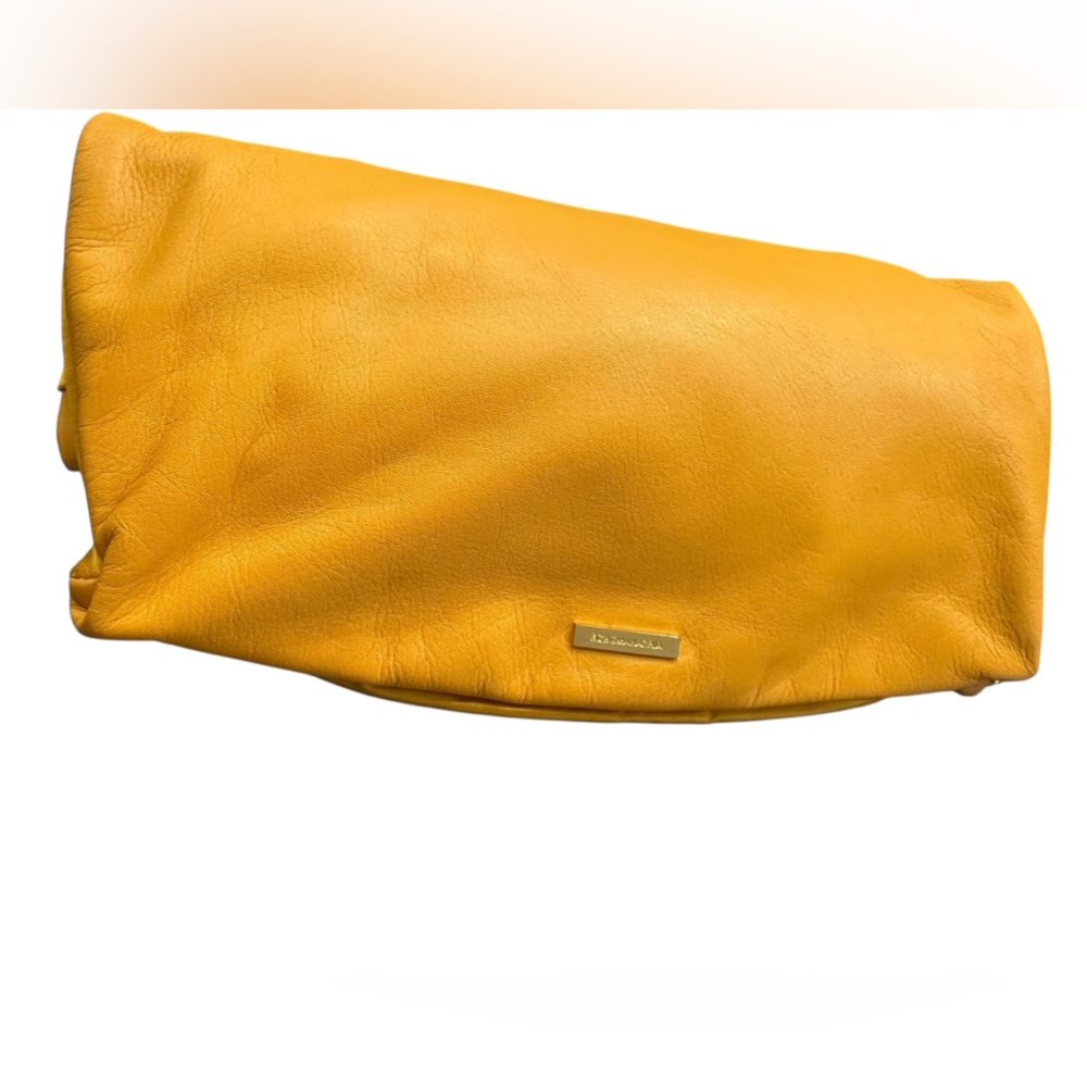 BCBGMaxAzria Mustard Clutch